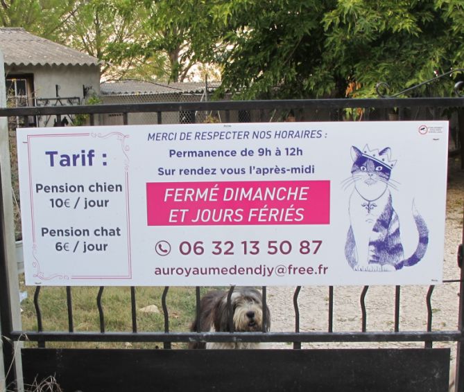 pension chien rochegude