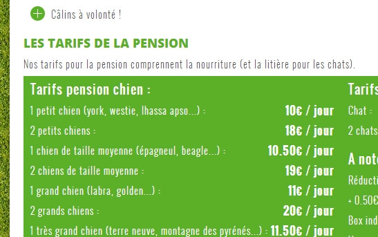 pension chien ussel